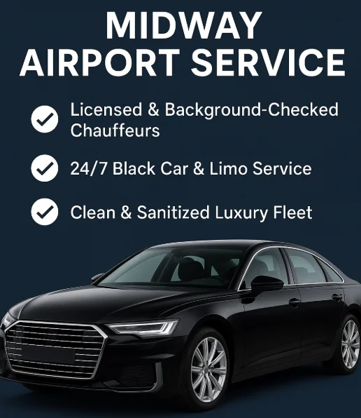 Black Car and Limousine Service Near Me Midway International Airport
